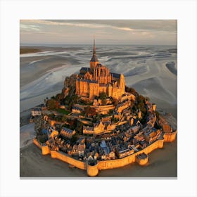 Le Mont Saint Michel, France Canvas Print