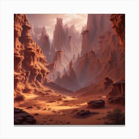 Desert Landscape 27 Canvas Print