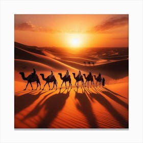 Bedouin Sunset 1 Canvas Print