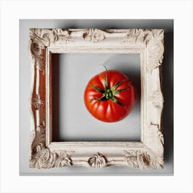 Tomato In Frame Canvas Print