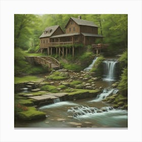 Woodland Retreat 1 Canvas Print