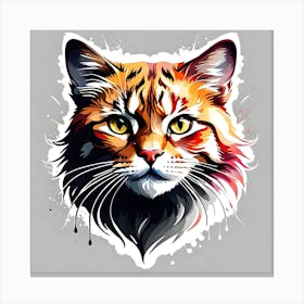 Cat'S Head Canvas Print
