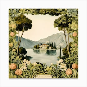 View Of Lake Como Canvas Print
