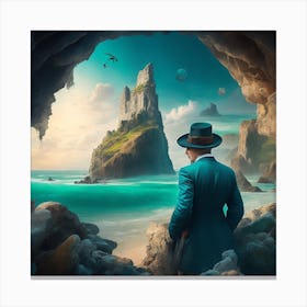 Man In A Hat 1 Canvas Print