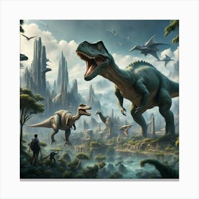 Jurassic Park Canvas Print