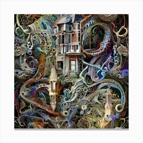 'The House' Canvas Print