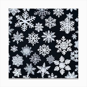 Snowflakes 8 Canvas Print