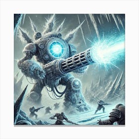 Krytor Cryogenic Blast Iron Commonwealth Canvas Print