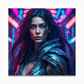 Sci-Fi Woman Canvas Print