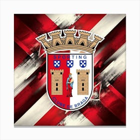 S.C. Braga Logo Wall Art 13 Canvas Print