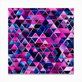 Abstract Triangles 7 Canvas Print