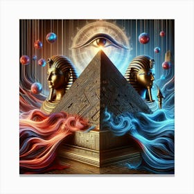 Ancient Sorcery: Delving into the Enigmatic Magic of Egypt Canvas Print