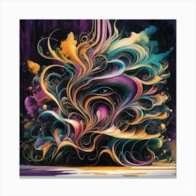 Psychedelic Painting 3 Canvas Print