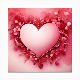 Valentine romantic Canvas Print