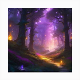 Forest Path Canvas Print