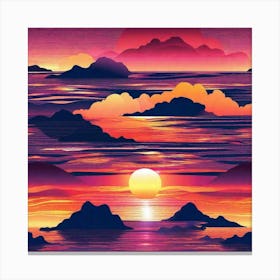 Sunset 5 Canvas Print