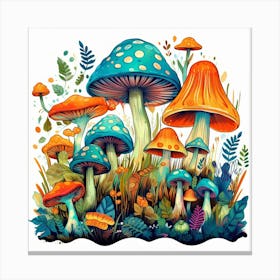 Mushroom Painting 10 Canvas Print