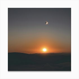 Eclipse Of The Sun Canvas Print