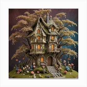 Fairy House 1 Canvas Print