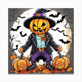 Halloween Pumpkin 3 Canvas Print