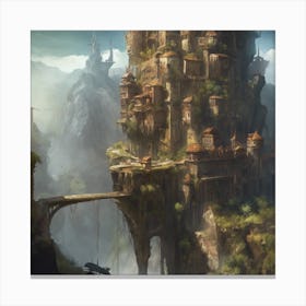 Fantasy Castle 74 Canvas Print