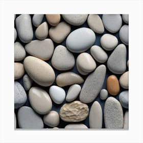 Pebbles 10 Canvas Print