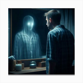 Ghost In The Mirror Canvas Print