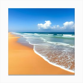 Beach Stock Videos & Royalty-Free Footage 1 Canvas Print