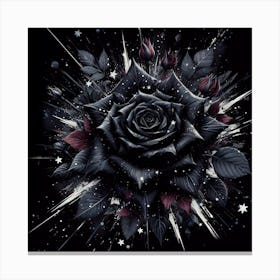 Black Rose 5 Canvas Print