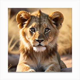 little lion 2 Canvas Print