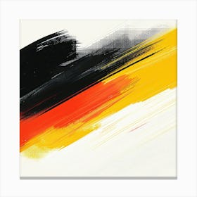 Germany Flag Painting Canvas Print