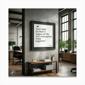 office decor / frame Canvas Print