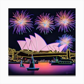 New Year Sydney Canvas Print