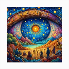 Looking Through Australia, Canvas Print