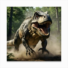 Jurassic Park T-Rex Canvas Print