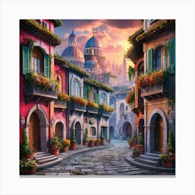 Venetian Alley Canvas Print