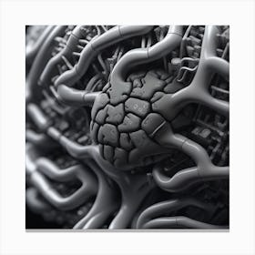 Brain - 3d Rendering 1 Canvas Print