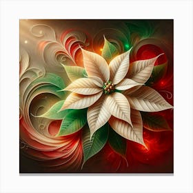 Poinsettia 1 Canvas Print