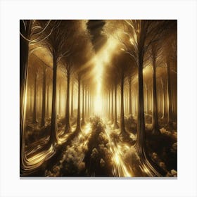 Golden Forest 22 Canvas Print