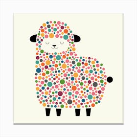 Bubble Sheep Canvas Print