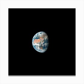 View Of Earth, Showing Africa, Europe And Asia Taken From The Apollo 11 Spacecraft During Its Trans Lunar Coast Toward The Moon Canvas Print