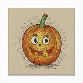 Halloween Pumpkin 7 Canvas Print