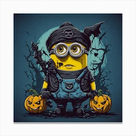 Halloween Minion 4 Canvas Print