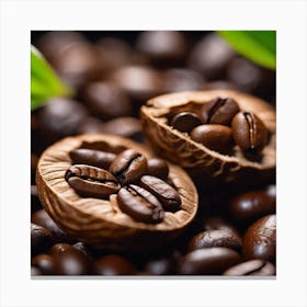 Coffee Beans 114 Canvas Print