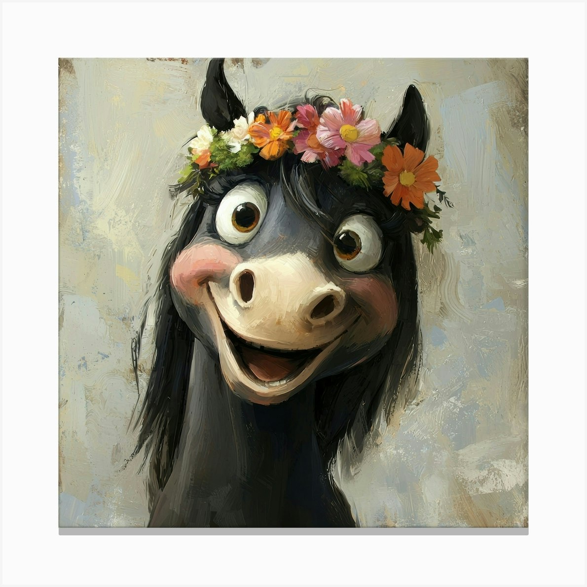 Disney Pony 1 Canvas Print by Aloke Design