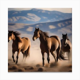 WILD HORSES Canvas Print