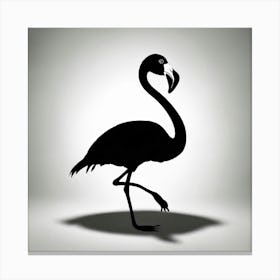 Flamingo Silhouette 1 Canvas Print