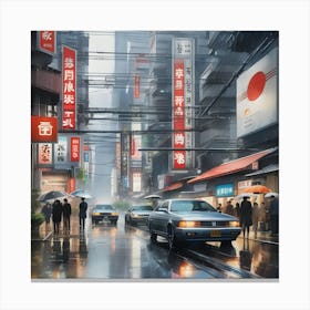 Tokyo City Of Life Canvas Print