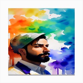 Portrait Of A Man2 Canvas Print