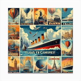 Europe - Jigsaw Puzzle Canvas Print